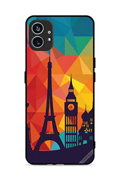 Covernex غطاء حماية لهاتف Nothing Phone (1) 5G بنمط باريس الملون