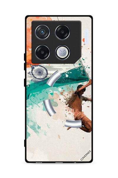 Covernex غطاء حماية لهاتف Infinix GT 20 Pro 5G يحمل علم الهند أثناء الطيران
