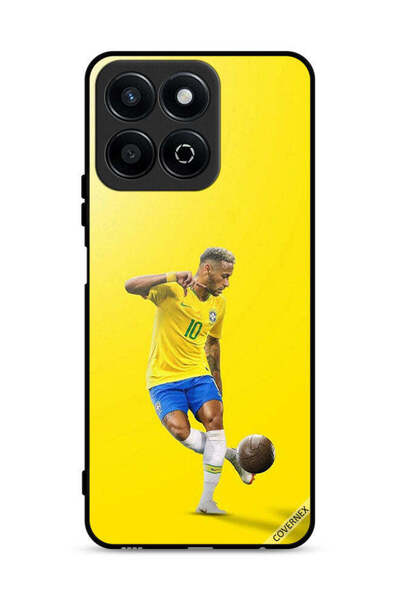 Covernex غطاء حماية لهاتف Honor Play 60 Plus 5G، نيمار مع كرة قدم