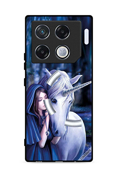 Covernex غطاء حماية لهاتف Infinix GT 20 Pro 5G بتصميم فتاة وحيد القرن المحبوبة
