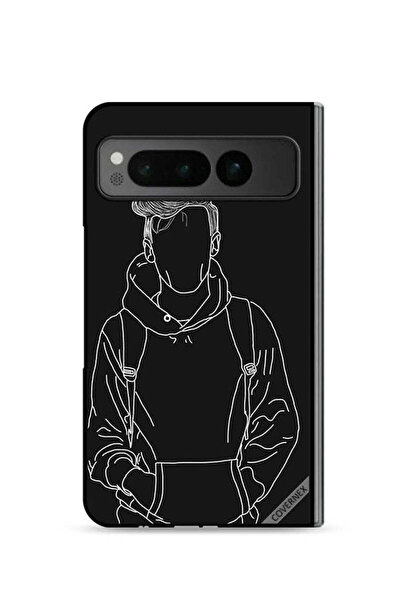 Covernex غطاء حماية لهاتف جوجل بيكسل فولد 5G، رسم لشخصية جاكيت بوي