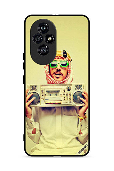 Covernex غطاء حماية لهاتف Honor 200 5G يحمل جهاز موسيقى عتيق