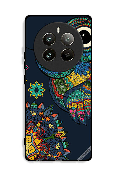 Covernex غطاء حماية لهاتف Realme 12 Pro Plus 5G بنقشة بومة زهرية