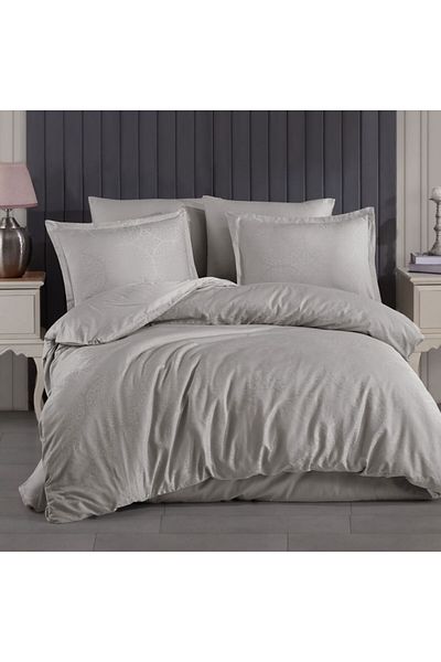 Clasy Luxury jacquard satin bed linen, duvet cover 200x220cm, Home, Yoda
