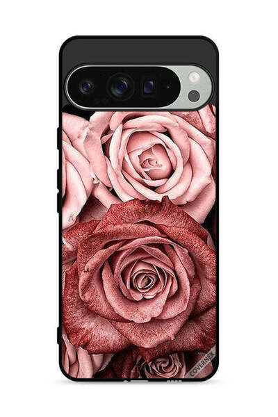 Covernex غطاء حماية لجهاز Google Pixel 9 Pro XL - زهور الخوخ