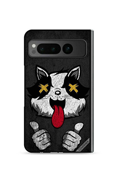 Covernex غطاء حماية لهاتف جوجل بيكسل فولد 5G بتصميم قطة مارشميلو