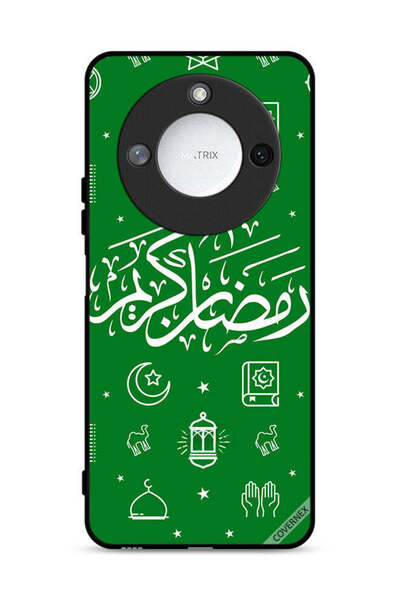 Covernex غطاء حماية لهاتف Honor X60 5G - رمضان كريم - أخضر