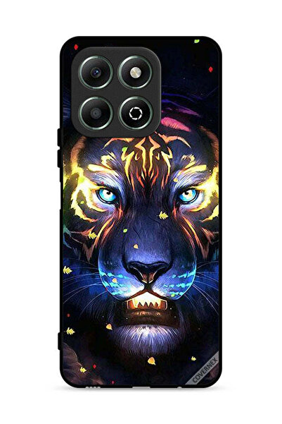 Covernex غطاء حماية لهاتف Honor X6b 4G بتصميم أسد ومشبك فني