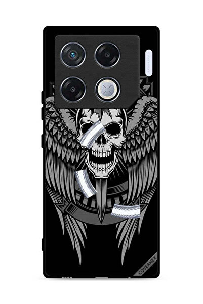 Covernex غطاء حماية لهاتف Infinix GT 20 Pro 5G بتصميم جمجمة وأجنحة نسر