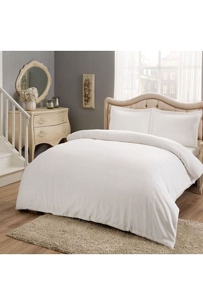 Taç XXL bed linen 100% satin cotton, TAC Mako-Satin, Basic White King