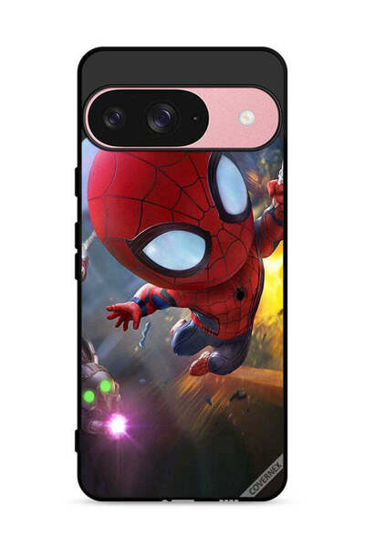 Covernex غطاء حماية لجهاز Google Pixel 9 بتصميم سبايدرمان أثناء العمل