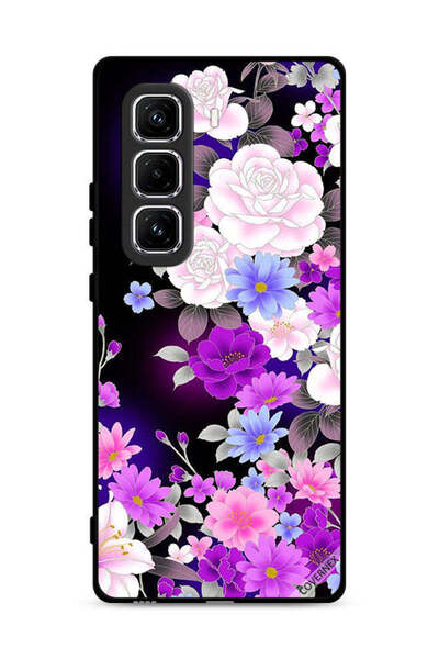 Covernex غطاء حماية لهاتف Infinix Hot 50 Pro Plus 4G بنقشة زهور متنوعة