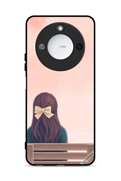 Covernex غطاء حماية لهاتف Honor X60 5G بتصميم فتاة لطيفة