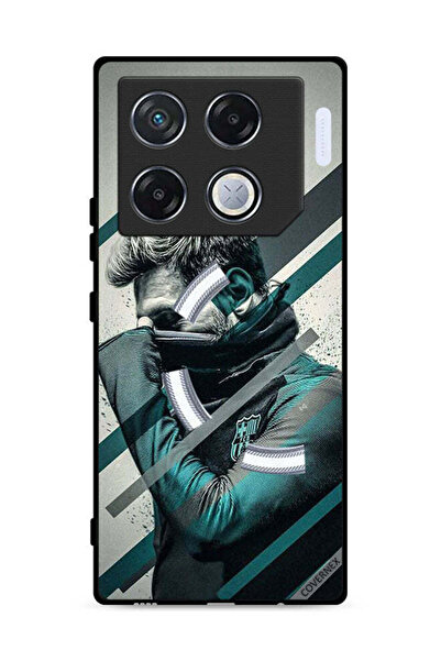 Covernex غطاء حماية لهاتف Infinix GT 20 Pro 5G بنقشة وجه ميسي المختبئ