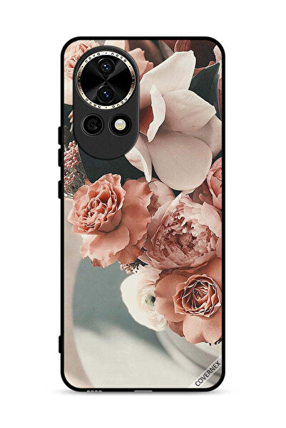 Covernex غطاء حماية لهاتف هواوي نوفا 13 5G، باقة من أزهار الخوخ الجميلة