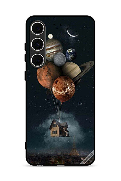 Covernex غطاء حماية لهاتف Samsung Galaxy S24 FE 5G بتصميم Balloon Planets Tak...