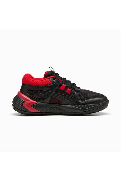 Puma Children's Black-Red Uproar Jr Casual Shoes 312164-05