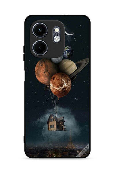 Covernex غطاء حماية لهاتف Infinix Smart 9 4G بتصميم Balloon Planets Takes Home