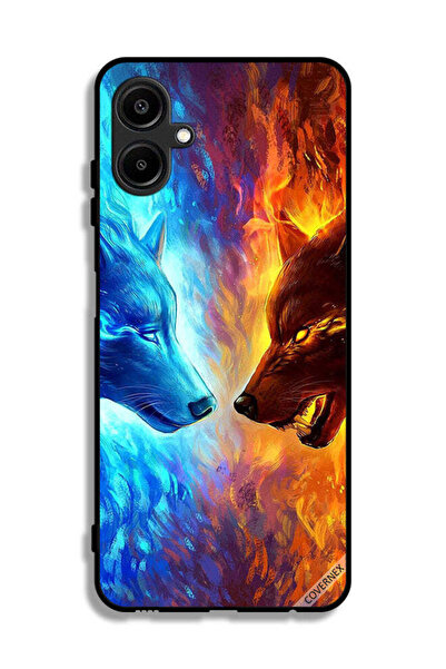 Covernex غطاء حماية لهاتف Samsung Galaxy M06 5G بتصميم ذئب الماء والنار