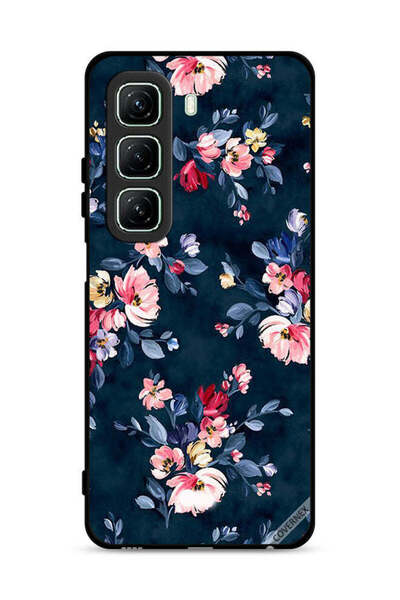 Covernex غطاء حماية لهاتف Infinix Hot 50 5G مزين برسومات زهور مرسومة يدويًا