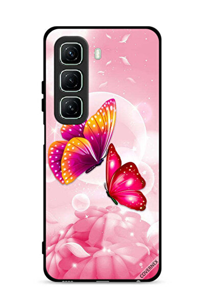 Covernex غطاء حماية لهاتف Infinix Hot 50 5G بنقشة فراشات لطيفة