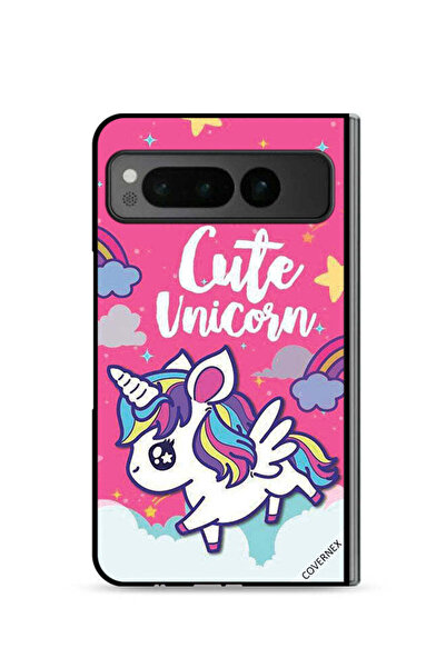 Covernex غطاء حماية لجهاز جوجل بيكسل فولد 5G بتصميم وحيد القرن اللطيف