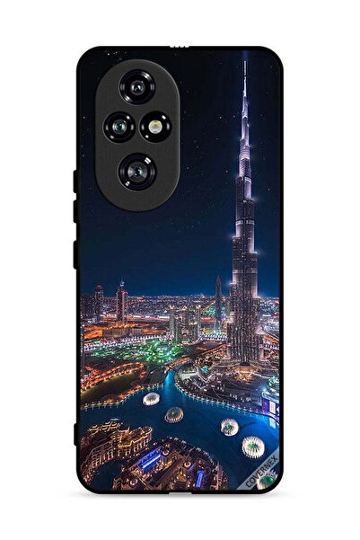 Covernex غطاء حماية لهاتف Honor 200 Pro 5G بمنظر ليلي لوسط المدينة
