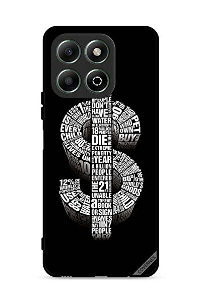 Covernex غطاء حماية لهاتف Honor X6b 4G بطبعة دولار بالخط العربي