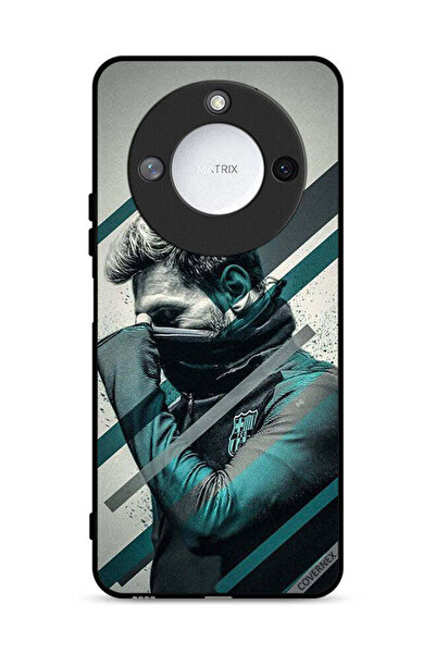 Covernex غطاء حماية لهاتف Honor X60 5G بتصميم وجه ميسي المختبئ