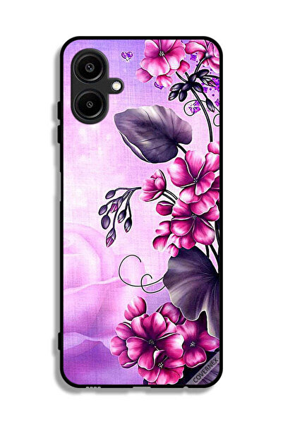 Covernex غطاء حماية لهاتف Samsung Galaxy F06 5G بخلفية زهور رومانسية