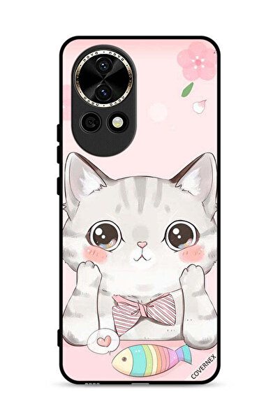 Covernex غطاء حماية لهاتف هواوي نوفا 12 5G بطبعة سمكة القط