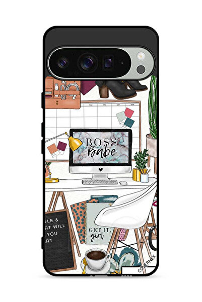 Covernex غطاء حماية لهاتف Google Pixel 9 Pro بتصميم Boss Babe Art Clip