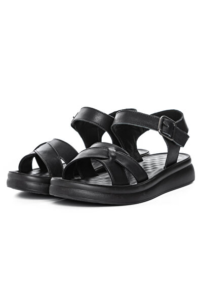 FORMAZIONE Γυναικεία Σανδάλια με Χαμηλή Σόλα 28-16 Μαύρα |