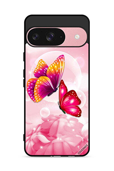 Covernex غطاء حماية لهاتف Google Pixel 9 بنقشة فراشات لطيفة