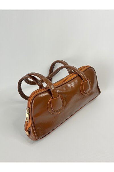 Beshora July Taba Long Handle Baguette Hand and Shoulder Women's Bag
