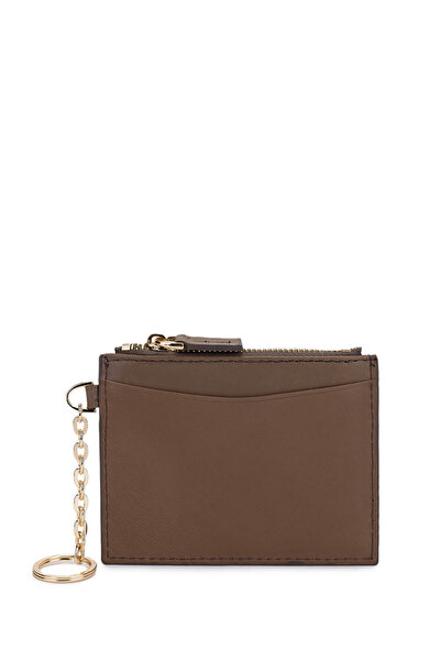 Tamer Tanca Θήκη κάρτας Unisex Γνήσιο Δερμάτινο Μπεζ