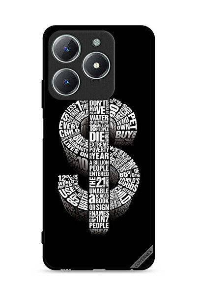 Covernex غطاء حماية لهاتف Realme C63 4G بطبعة دولار بالخط العربي