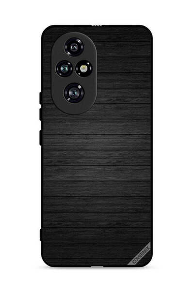 Covernex غطاء حماية لهاتف Honor 200 Pro 5G بنمط خشبي داكن