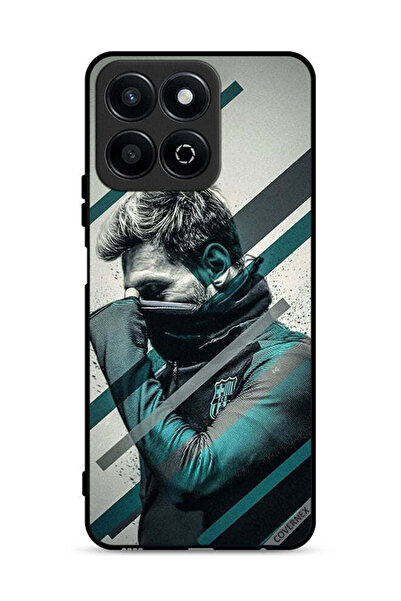 Covernex غطاء حماية لهاتف Honor Play 60 Plus 5G بتصميم وجه ميسي المختبئ