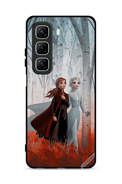 Covernex غطاء حماية لهاتف Infinix Hot 50 5G بطبعة Frozen Sisters