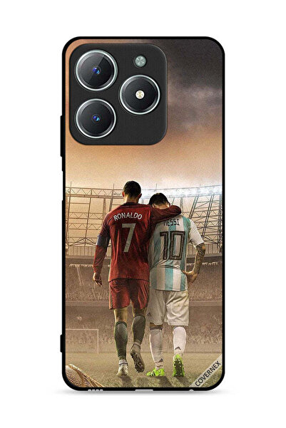 Covernex غطاء حماية لهاتف Realme C63 4G ميسي وكريستيانو رونالدو