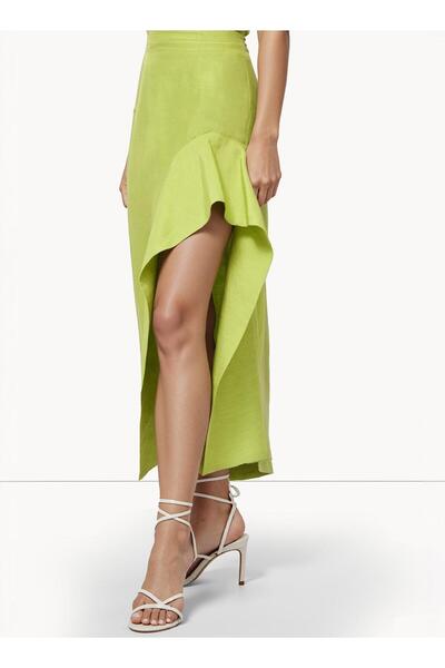 French Connection Islay Linen Midi Skirt