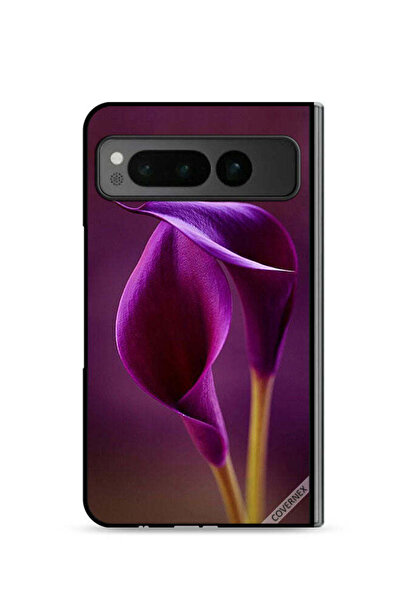 Covernex غطاء حماية لهاتف Google Pixel Fold 5G بزهرتين جميلتين
