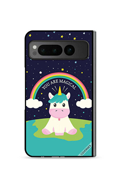 Covernex غطاء حماية لجهاز جوجل بيكسل فولد 5G بتصميم وحيد القرن السحري