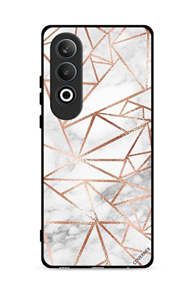 Covernex غطاء حماية لهاتف Oppo K12 Plus 5G بنمط رخامي وورق جدران