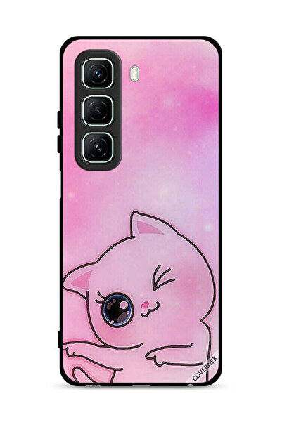 Covernex غطاء حماية لهاتف Infinix Hot 50 5G بتصميم قطة Go This Way