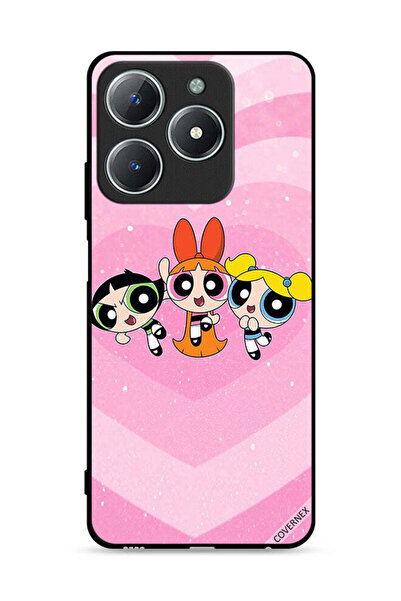 Covernex غطاء حماية لهاتف Realme C63 4G برسومات كرتونية للفتيات المحترفات