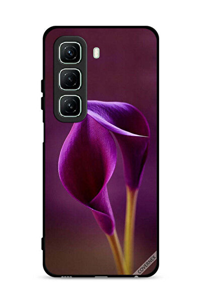 Covernex غطاء حماية لهاتف Infinix Hot 50 5G بنقشة زهرتين جميلتين
