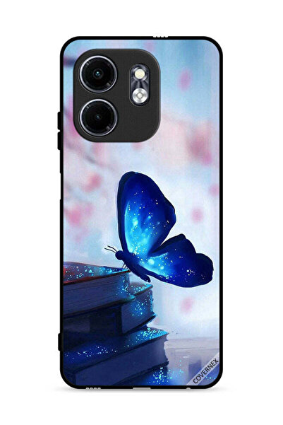 Covernex Infinix Smart 9 4G Protective Case Cover Butterfly Sitting On Books