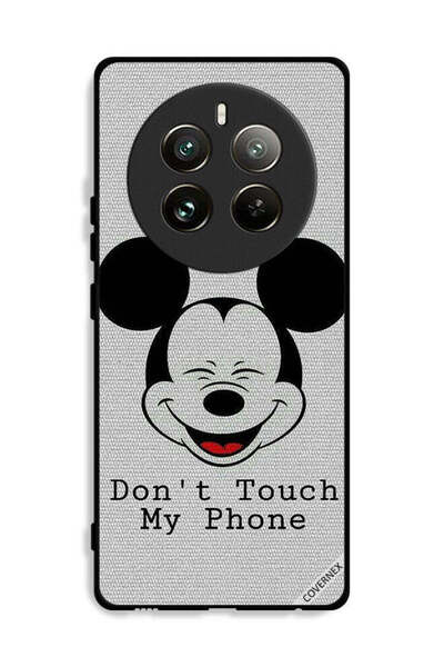 Covernex غطاء حماية لهاتف Realme 12 Pro Plus 5G، لا تلمس هاتفي، ميكي